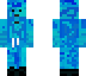 blue man