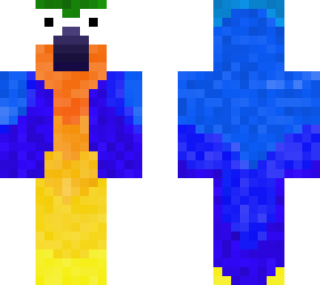 blue orange yellow parrot fixed