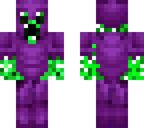 creeper with enchanted netherite armour