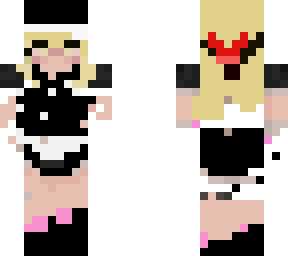 cute maid blonde