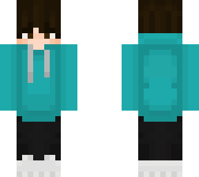 cyan hoodie