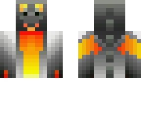 dragon head+torso+arms