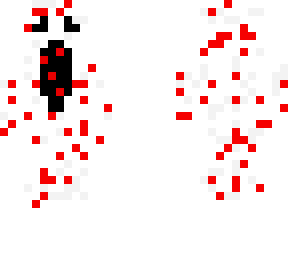 ghost skin with blood