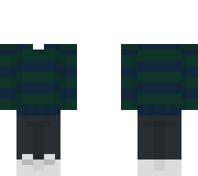 green and blue sweater base (slim)