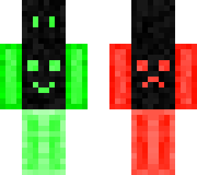 green red
