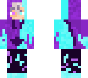 half purple half hot