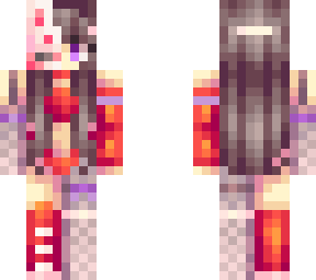 masked girl with cancer ribbons