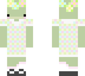 pastel spring frog