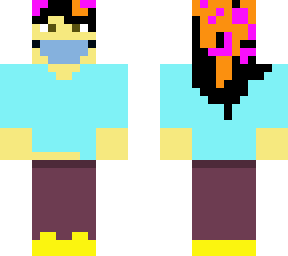 person with mask