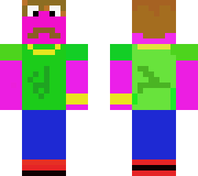 pink man