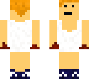 random skin (man with white shirt)