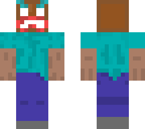 steve with lazarbeams head
