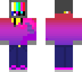 tv head in vaporwave cherry blossom hoodie