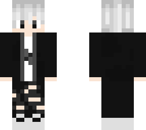 white and black