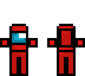amongus red w/ hand