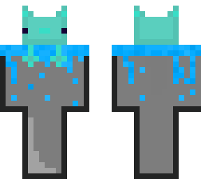 axolt in bucket with cartoony outline