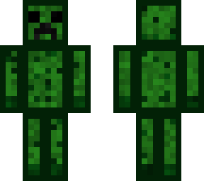 creeper skin outlined