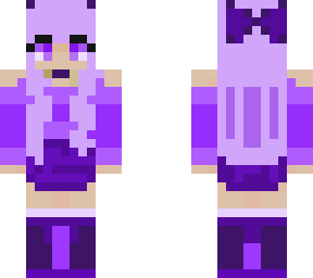 cute purple demon girl ;3