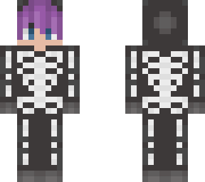 cute skeleton hoodie skin!