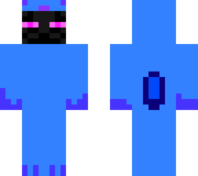 ender man com pijama de axolote