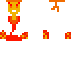 fire karate dude