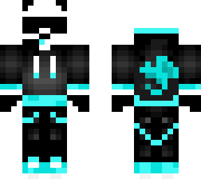 gaming panda blue