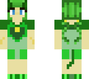 green cat