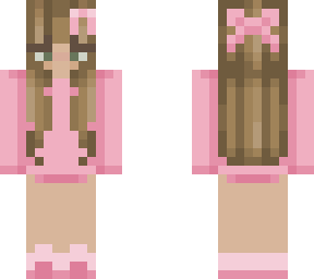 pink sweatshirt w/ bow