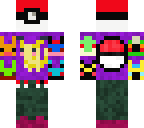 pokeball head - pokemon sweater