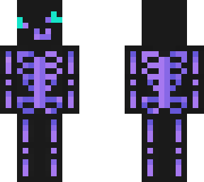 purple skulltrooper with blue flare eyes