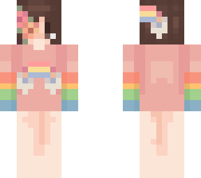 rainbow girl