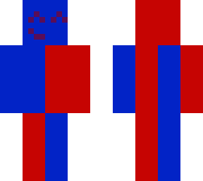 red and blue