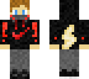 red lightning bolt back