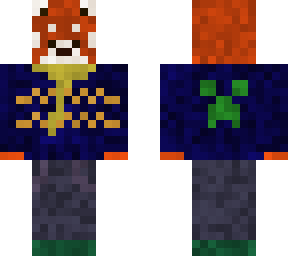 red panda sweater