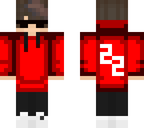 red shirt guy with glasses