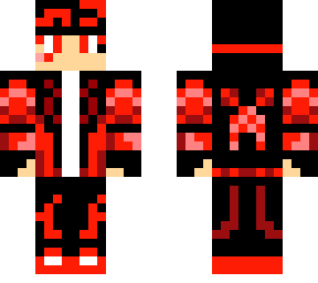 skin gamer rojo