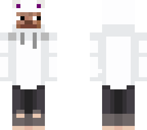 steve with white frog raincoat