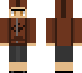 brown hoodie
