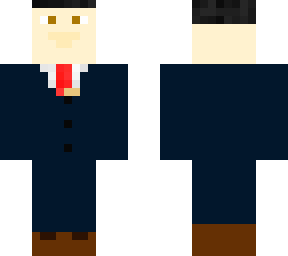 business man blue suit