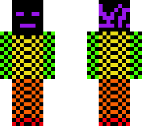 checkered rainbow