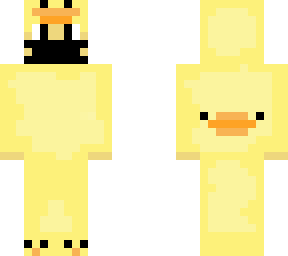 cute ducky man with mask