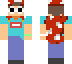 georgenotfound mushroom hat kinoko kindom outfit