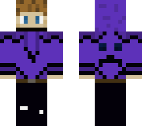 purple guys with hoodie