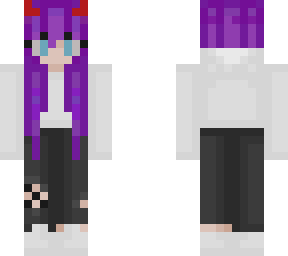 purple hair