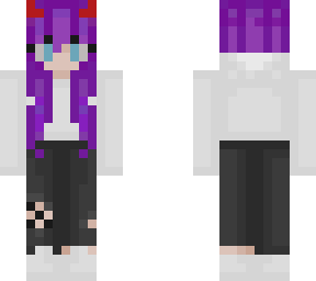 purple hair