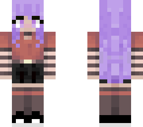 purple haired emo girl
