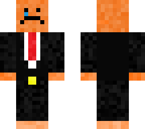 sad orange manm