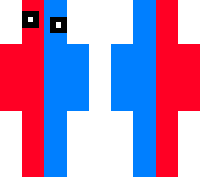 simple red / blue