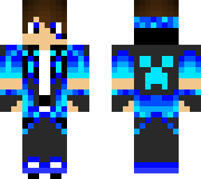 skin azul con gris pro