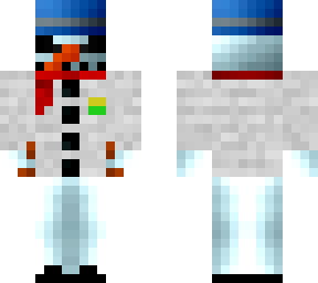 snow man monster lab skin
